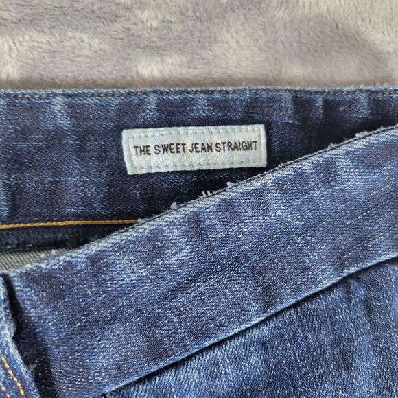 Lucky Brand Jeans Women 10/20 The Sweet Jean Straight Lucky Legend Selvege - Picture 6 of 12